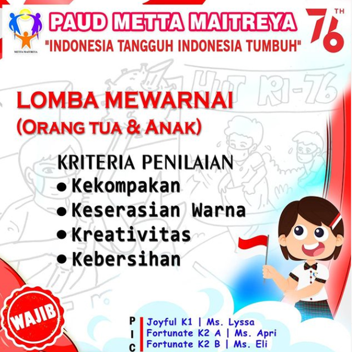Lomba Mewarnai (Orang Tua & Anak)