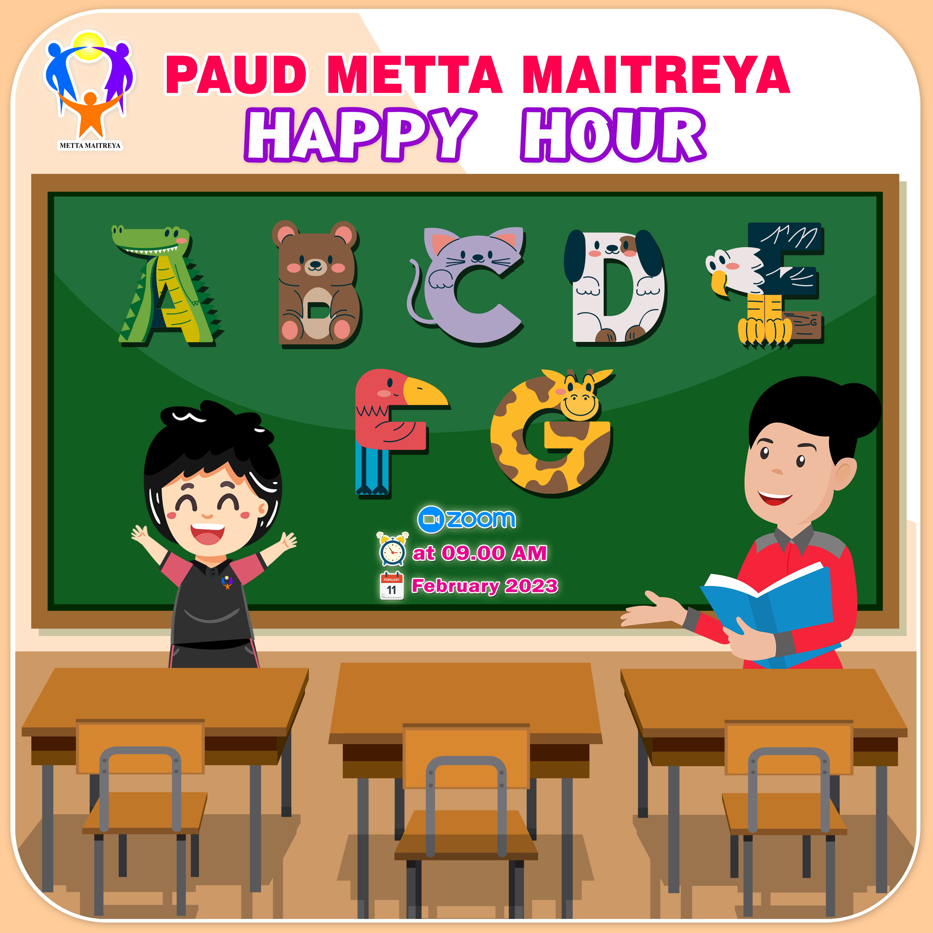 HAPPY HOUR | DRAWING ABJADS