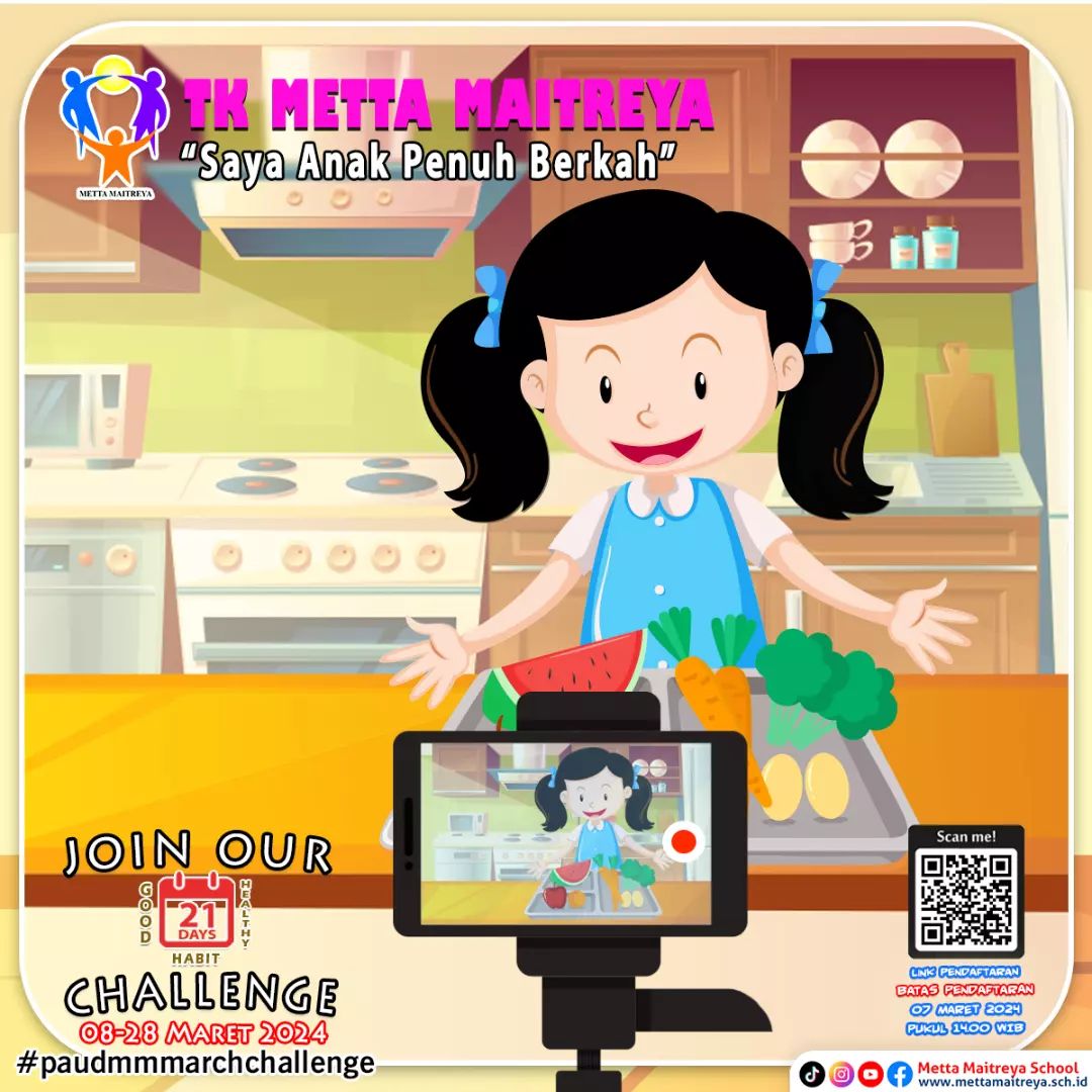 Opening March 21 Days Good & Healthy Habit Challenge | TK METTA MAITREYA