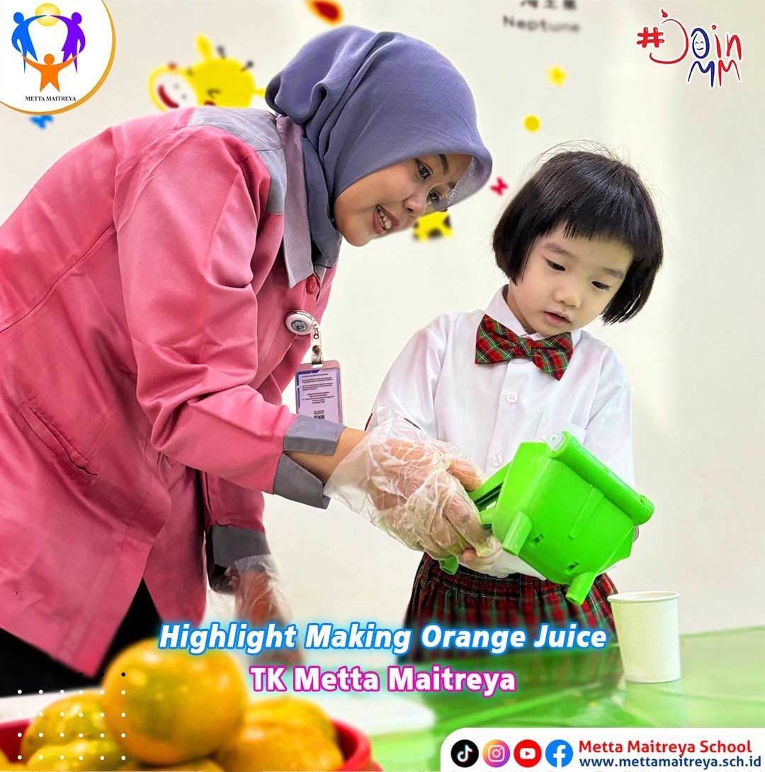 Highlight Making Orange Juice | TK METTA MAITREYA