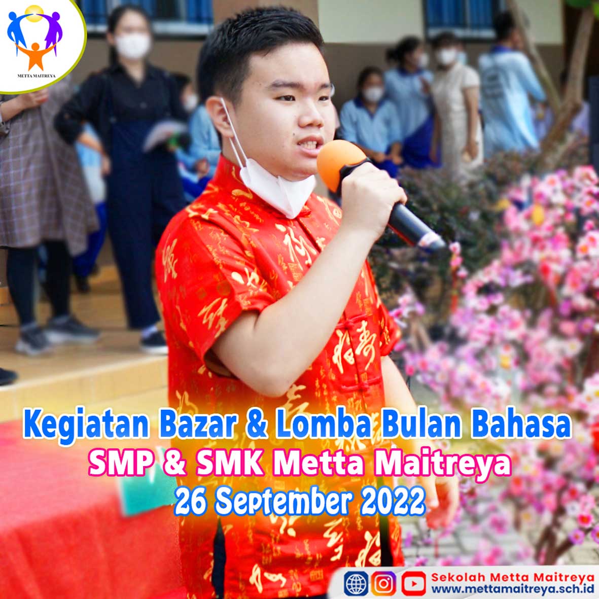 Kegiatan Bazar & Lomba Bulan Bahasa | SMP & SMK METTA MAITREYA