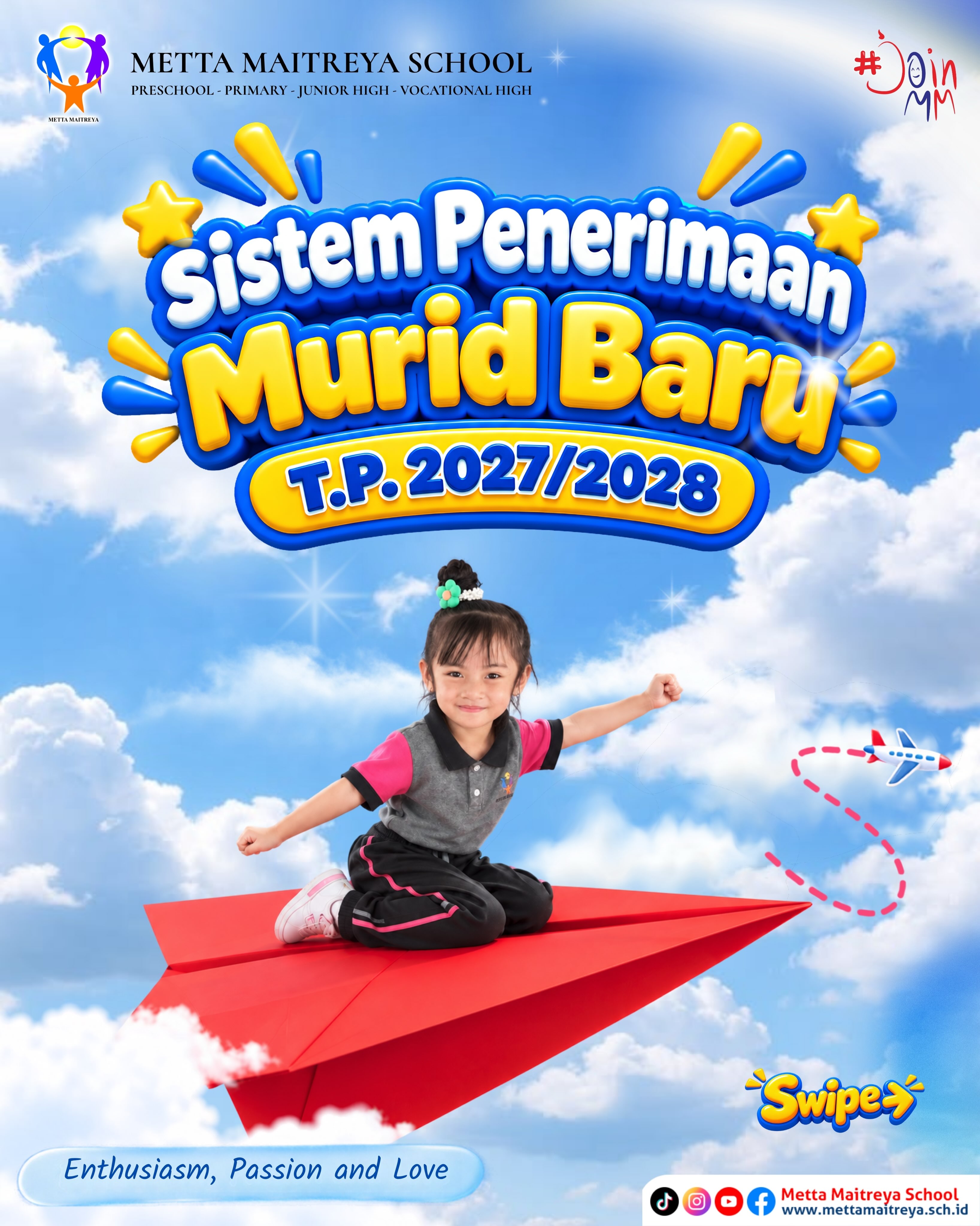 OPEN ENROLLMENT A.Y. 2027-2028 IS NOW OPEN