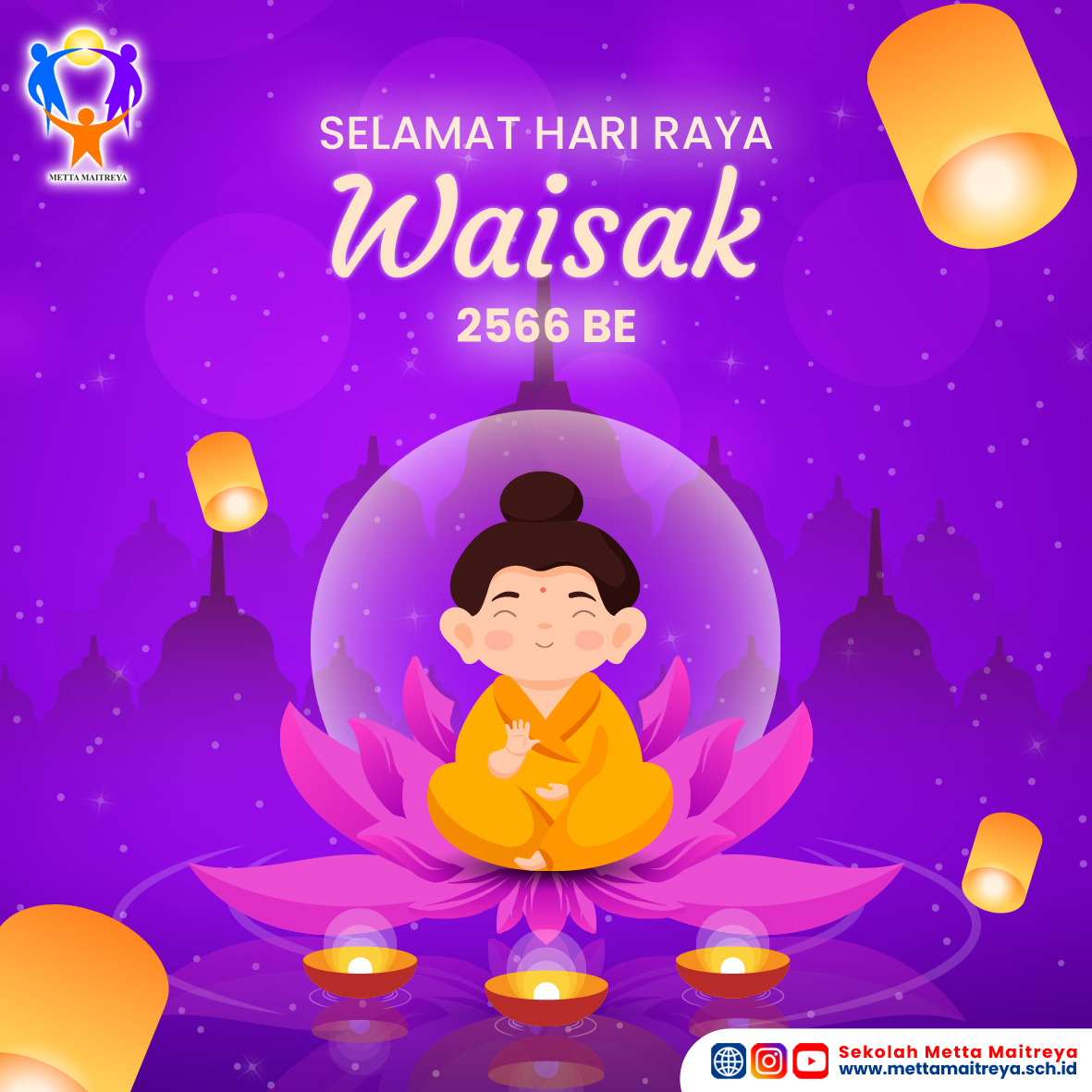 Selamat Hari Raya Waisak | SEKOLAH METTA MAITREYA